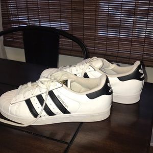 White Adidas shoes